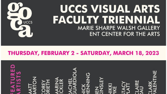 uccs faculty show 2023 postcard